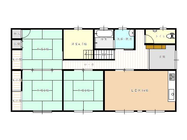 一戸建 岩手県 盛岡市 みたけ4丁目23-30 みたけ4中古一戸建 6SLDK