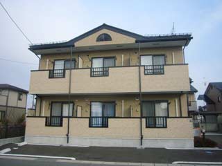 アパート 岩手県 奥州市 江刺豊田町2丁目 プレーヌ参番館 1K