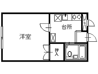 マンション 岩手県 盛岡市 清水町 リバーサイドTANTAN 1K