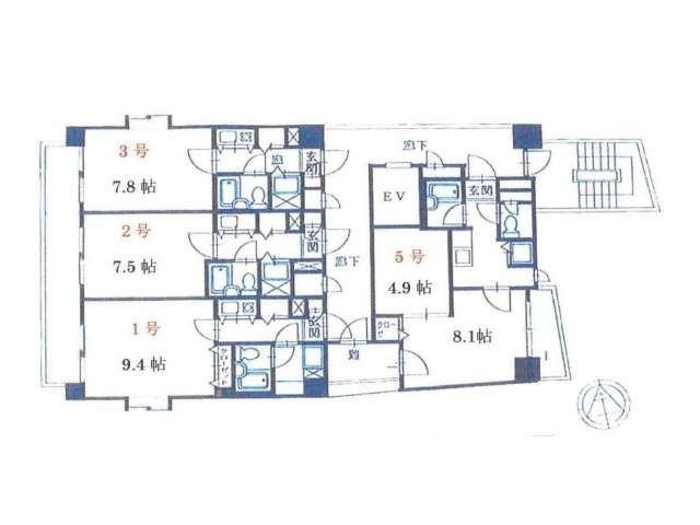 マンション 岩手県 盛岡市 中央通2丁目 アーバンタワーファースト 1K