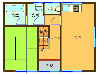 戸建 秋田県 湯沢市 清水町4丁目 泉谷ハイツ 3DK