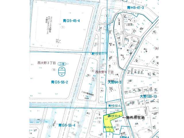 売地 青森県 青森市 西大野4丁目13-4 西大野4丁目 売地 