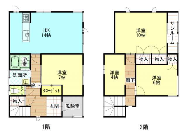 一戸建 青森県 八戸市 新井田字鷹待場 4LDK