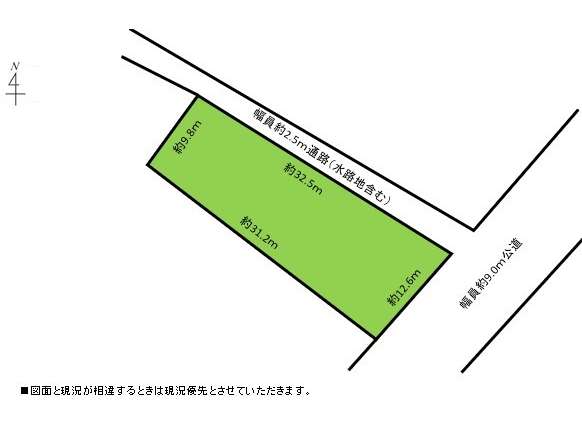 売地 秋田県 潟上市 飯田川下虻川字街道下 下虻川売地 