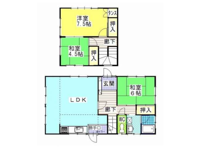 一戸建 秋田県 秋田市 濁川字三升作 3LDK