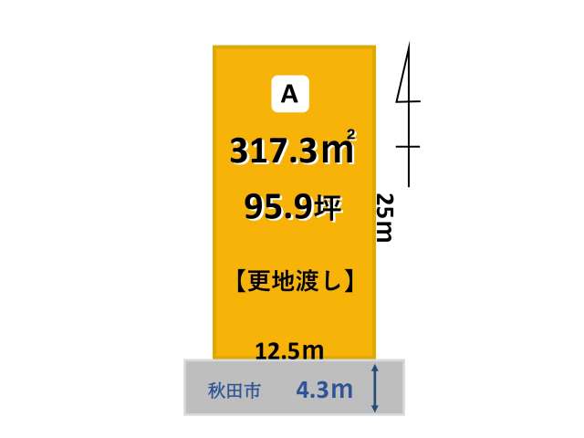 売地 秋田県 秋田市 外旭川字神田430(地番) 秋田市外旭川字神田430