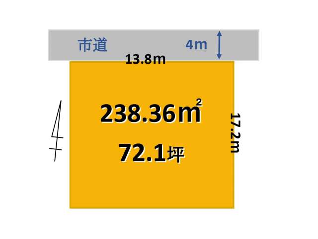 売地 秋田県 秋田市 手形字大松沢24-25(住居表示) 秋田市手形字大松沢24-25