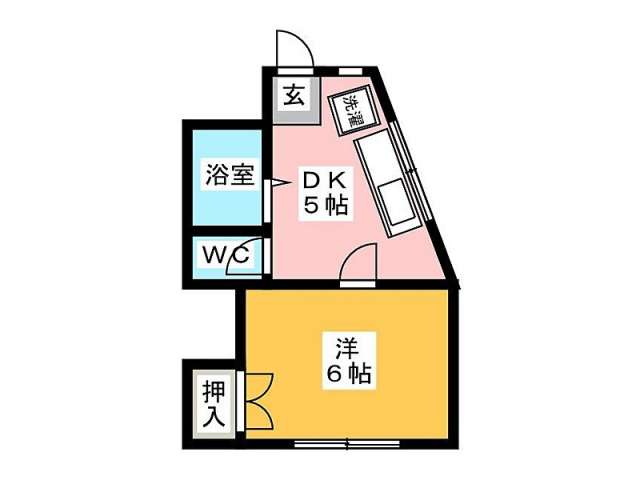 アパート 青森県 青森市 久須志3丁目 シングルハイツ加賀 1K