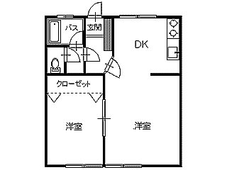 アパート 青森県 青森市 古館1丁目3-17 エイト・サウザント I号館 1LDK