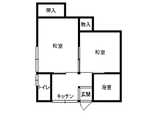 アパート 青森県 八戸市 売市字鴨ヶ池 光洋荘 2K