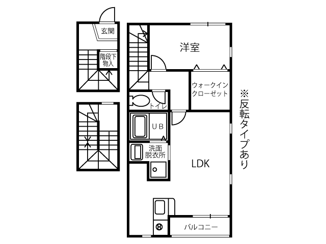 アパート 青森県 八戸市 諏訪2丁目 ステラ 1LDK