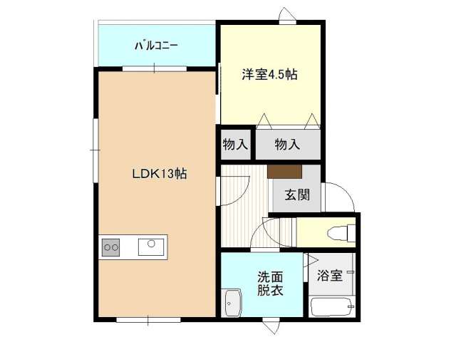 マンション 青森県 青森市 三内字沢部251-15 グラン・i・ファミール三内 1LDK