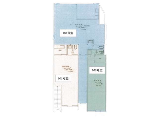 店舗(建物一部) 青森県 青森市 古川1丁目16-6 古川1丁目貸店舗