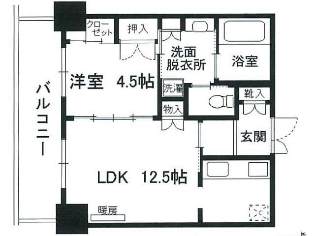 マンション 青森県 青森市 新町1丁目2-5 ミッドライフタワー青森駅前 1LDK