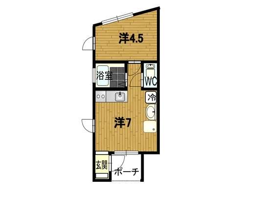 アパート 青森県 青森市 浪岡浪岡平野 パレス平川 1LDK