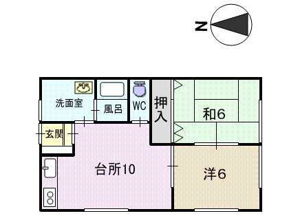 アパート 青森県 青森市 浪岡杉沢字井ノ下 ミジョン雪田A 2LDK