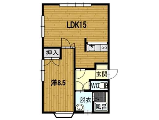 アパート 青森県 青森市 浪岡浪岡 フローレンス 1LDK
