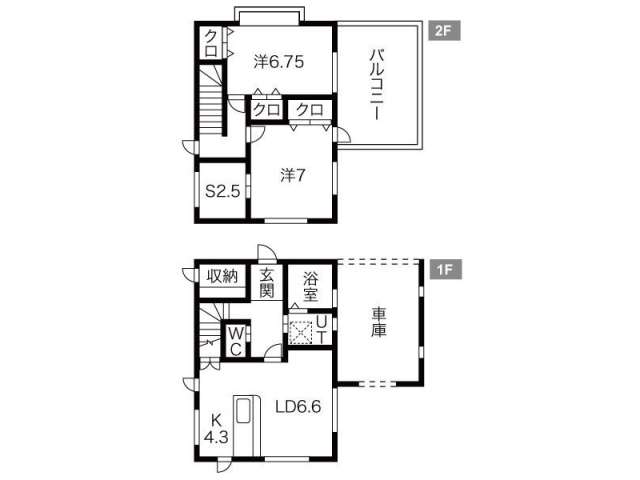 戸建 岩手県 奥州市 胆沢小山字岩ヶ馬場 SweetFairy 2LDK