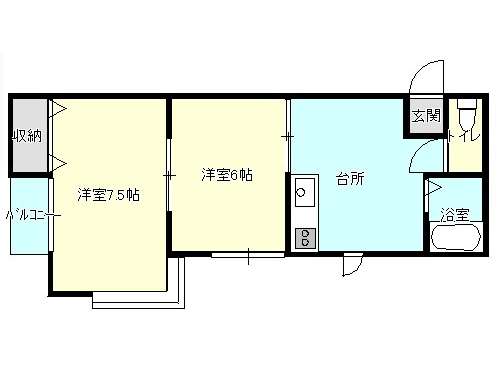 アパート 岩手県 盛岡市 上堂2丁目3-38 ファミール上堂 2K