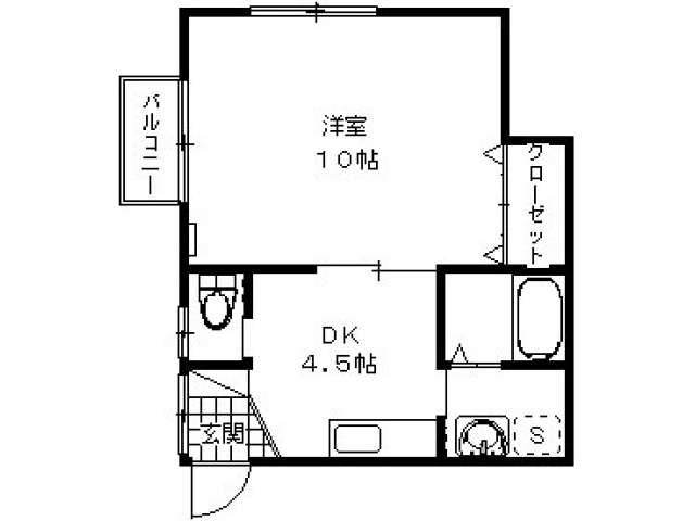 アパート 秋田県 秋田市 高陽青柳町15-6 ユーゲント青柳 1K
