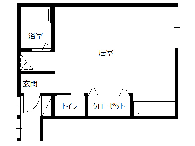 アパート 秋田県 秋田市 保戸野鉄砲町 ノーベル保戸野 1R