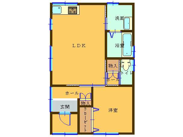 戸建 秋田県 湯沢市 表町 湯沢荘(戸建) 1LDK